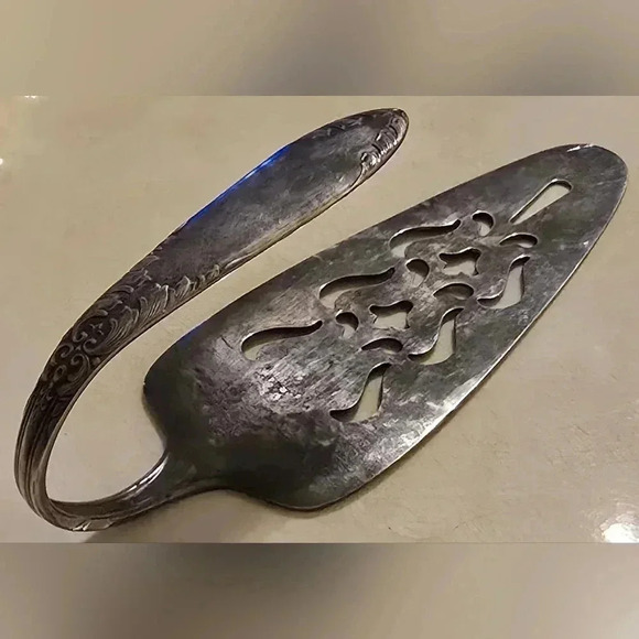 Vintage Silverplate Flatware Silverware Server Handmade Wall Hook - Picture 1 of 6